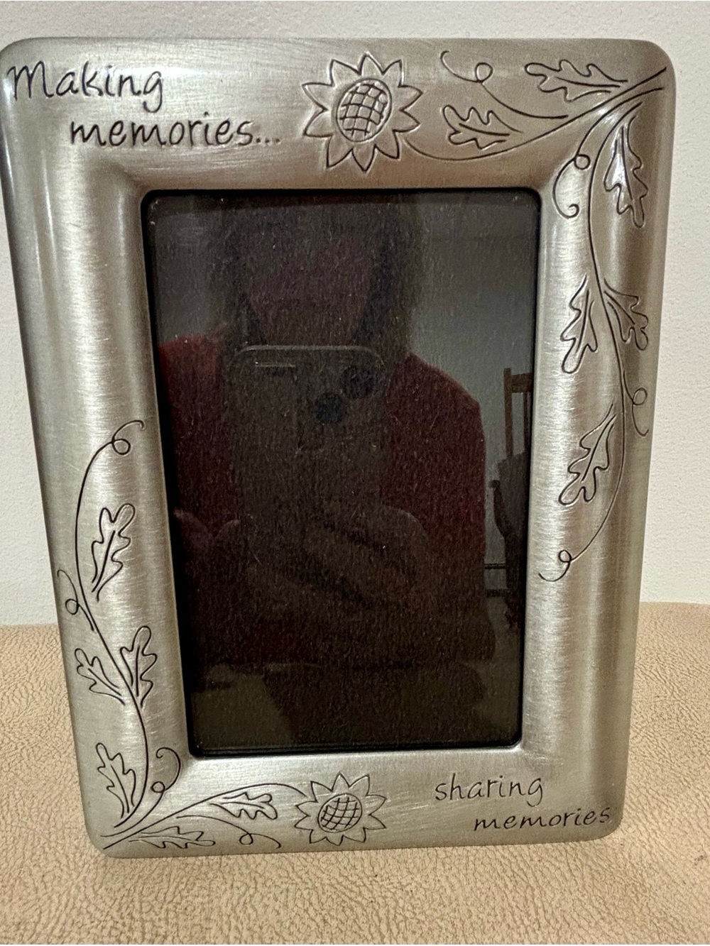 Fetco “ Sharing Memories, Making Memories Pewter Tone 4x6 Picture Frame